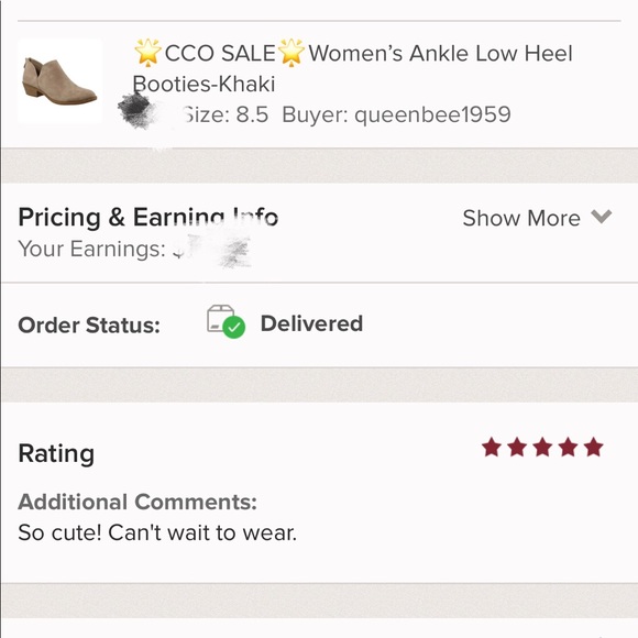 Women’s Ankle Low Heel Boots/Booties-Khaki - Picture 4 of 4